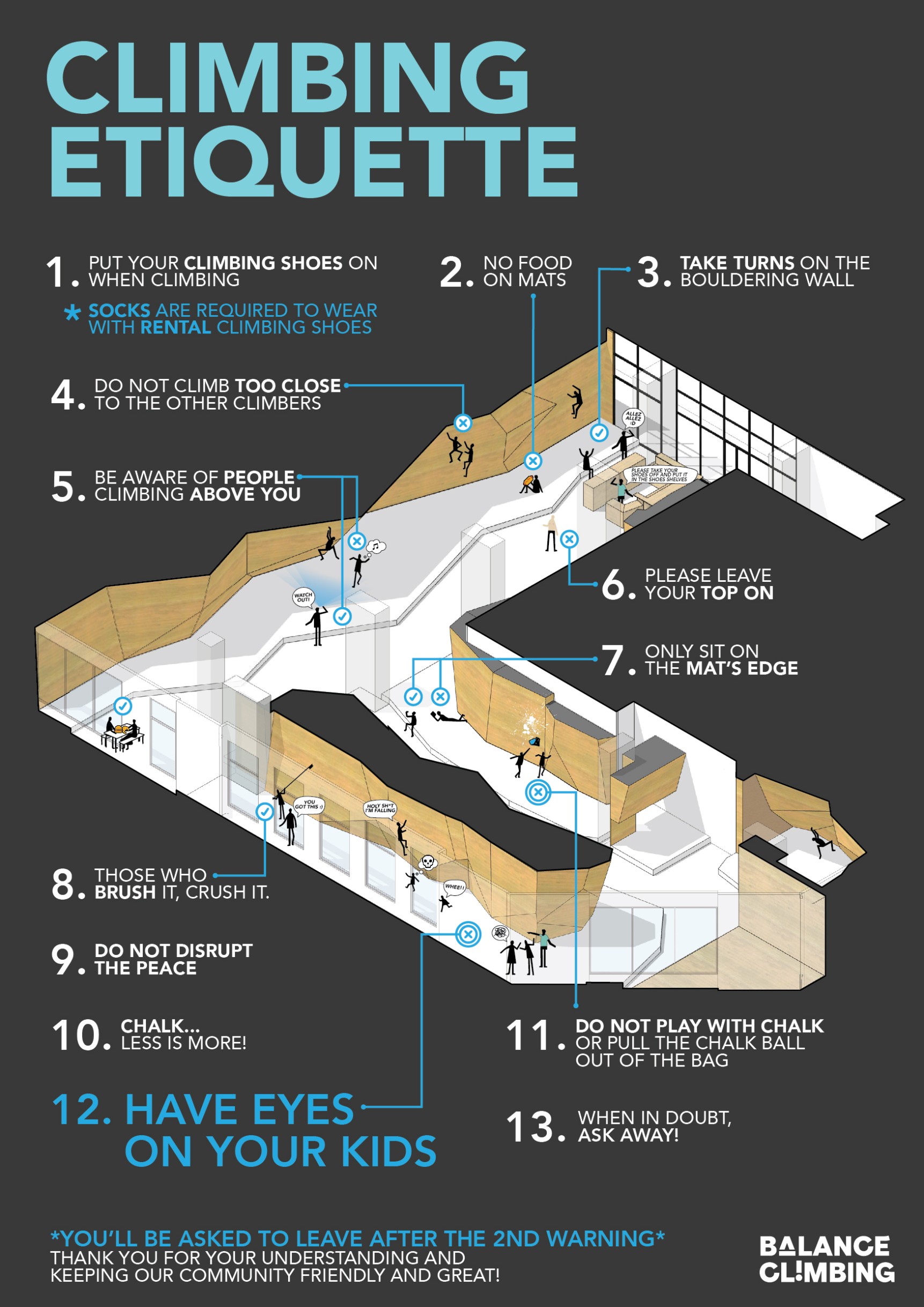 climbing etiquette